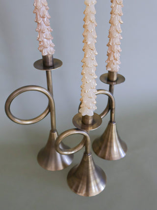 Trumpet Taper Candle Holder Single