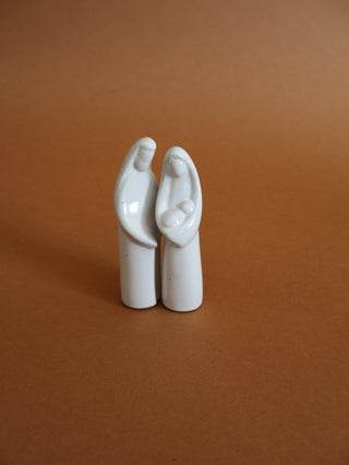 Stoneware Holy Family Set