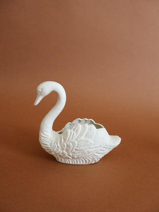 Cast Iron Swan Vessel