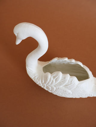 Cast Iron Swan Vessel