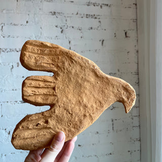 IMPERFECT FINAL SALE Cotta Mache Bird Wall Decor