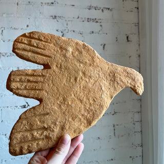 IMPERFECT FINAL SALE Cotta Mache Bird Wall Decor