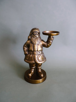 Santa Candle Holder