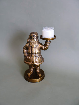 Santa Candle Holder