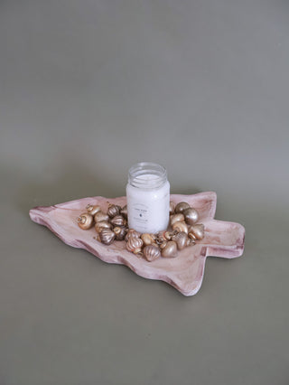 Carved Paulownia Wood Tree Tray