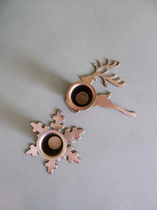 Festive Taper Holder Single
