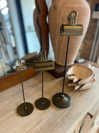 Distressed Metal Clip (three sizes)