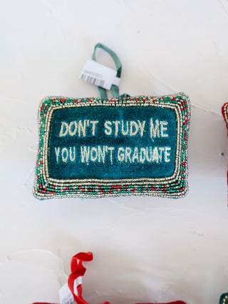 Beaded Pillow Sassy Ornament