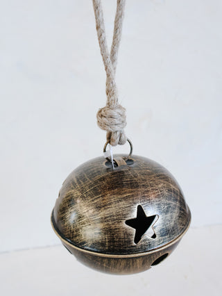 Star Cut-Out Bell Ornament