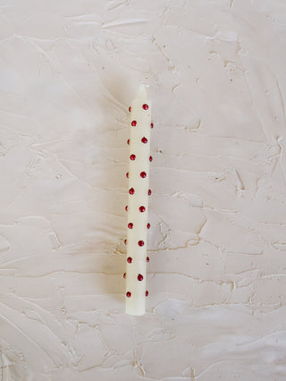 Dotted Taper Candle Single