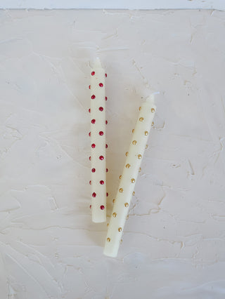 Dotted Taper Candle Single