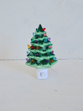 Vintage Christmas Tree Night Light