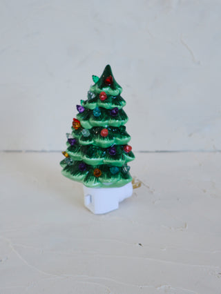 Vintage Christmas Tree Night Light
