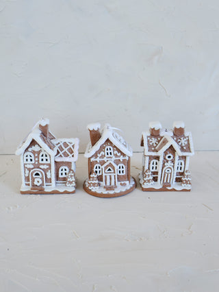 Sugar Shack LED Gingerbread House Ornament