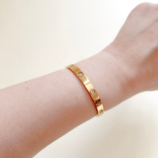 Gold Studded Bangle