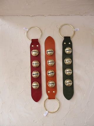 Leather & Bell Door Hanger