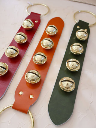 Leather & Bell Door Hanger