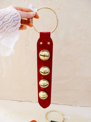Leather & Bell Door Hanger