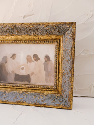 Neutral Nativity Framed Wall Art