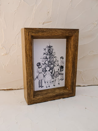 Children Around The Tree Framed Wall Art