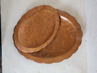 Wells Distressed Copper Tray