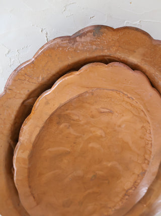 Wells Distressed Copper Tray