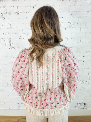 Juliet Balloon Sleeve Top