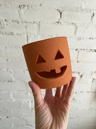 IMPERFECT FINAL SALE Rustic Jack-O-Lantern Luminary