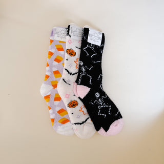 Cozy Spooky Season Socks