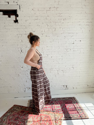 Plaid Haze Overalls