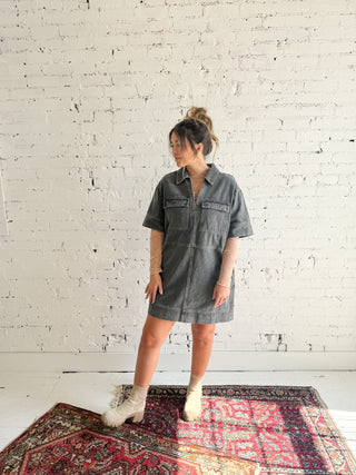 The Ryder Denim Mini Dress