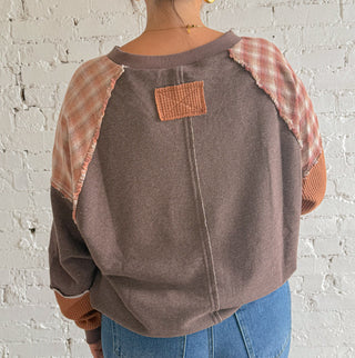 Patchwork Pullover Top