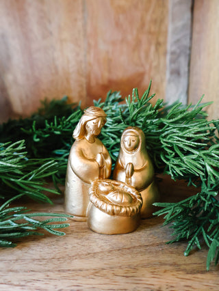 Mini Holy Family Figurine