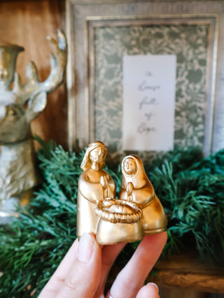 Mini Holy Family Figurine