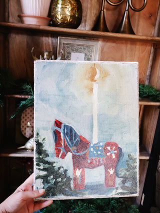 Vintage-Inspired Winter Wall Art
