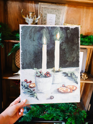 Vintage-Inspired Winter Wall Art