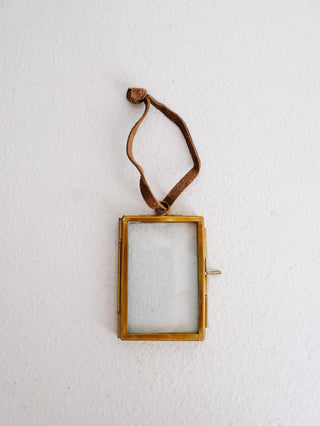 Mini Glass & Brass Frame