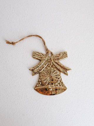 Golden Bell Ornament