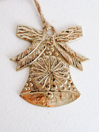 Golden Bell Ornament