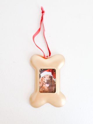 Dog Bone Picture Frame Ornament