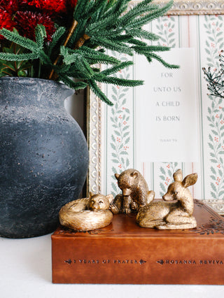 Mini Woodland Animal Sitter - Single