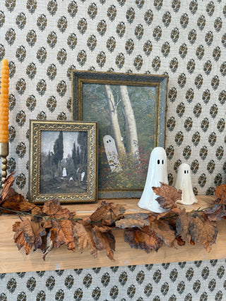 Ghost In The Graveyard Framed Wall Art