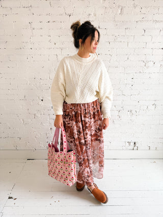 Front Street Scalloped Tote Bag