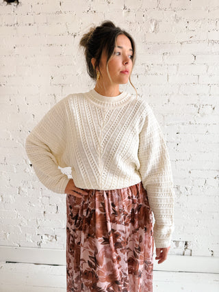 Gracyn Cable Knit Sweater