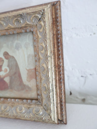 The Birth of Christ Nativity Framed Wall Art