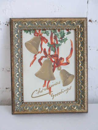 Christmas Greeting Framed Wall Art