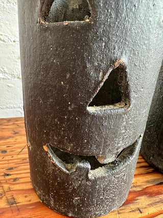 IMPERFECT FINAL SALE Rustic Jack-O-Lantern Luminary
