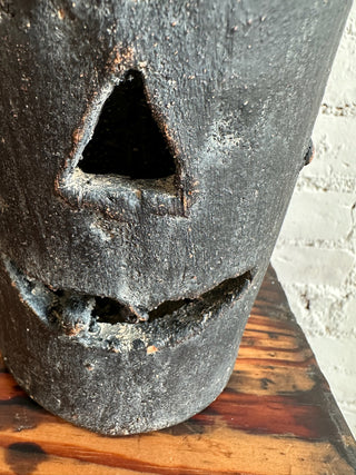 IMPERFECT FINAL SALE Rustic Jack-O-Lantern Luminary