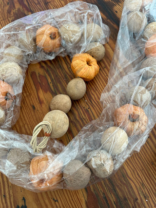 IMPERFECT FINAL SALE Pumpkin Harvest Garland