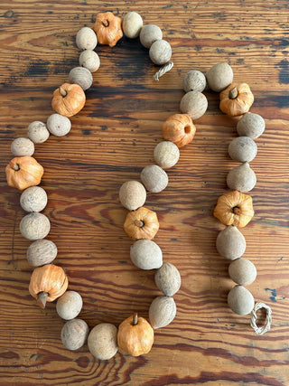 IMPERFECT FINAL SALE Pumpkin Harvest Garland